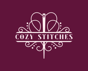 Needle Tailoring Dressmaker logo design