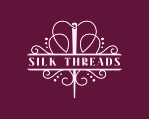 Needle Tailoring Dressmaker logo design