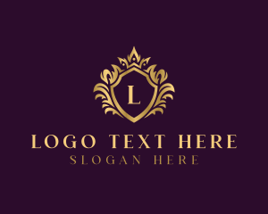 Luxury - Royal Crest Shield logo design