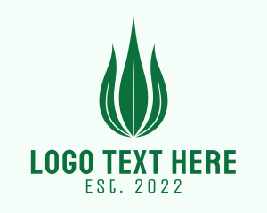 Health - Natural Leaf Droplet logo design