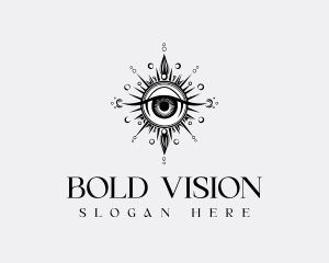 Sacred Spiritual Eye logo design