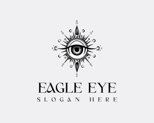 Sacred Spiritual Eye logo design