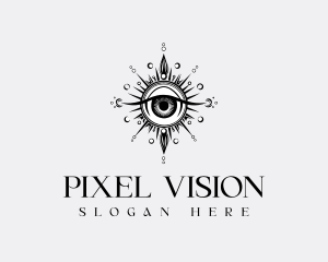 Sacred Spiritual Eye logo design