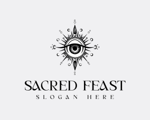 Sacred Spiritual Eye logo design