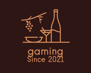 Red Wine - Sommelier Wine Tasting logo design