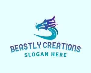 Dragon Beast Gamer logo design