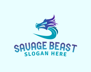 Beast - Dragon Beast Gamer logo design