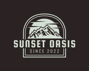 Mountain Sun Adventure logo design