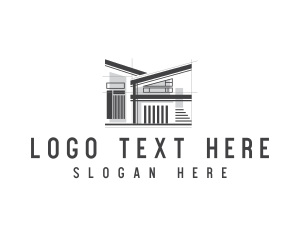 White House - Interior Design Housing Developer logo design