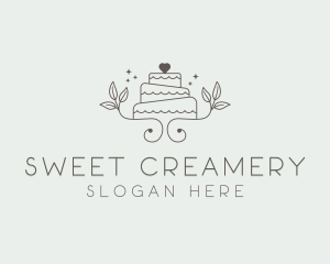 Baking Cake Dessert  logo design