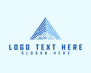 Investor - Pyramid Abstract Triangle logo design