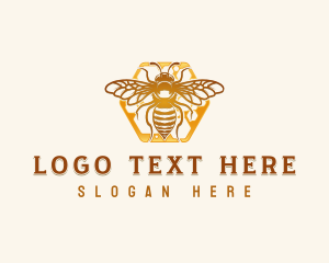 Wings - Bee Hive Farm logo design