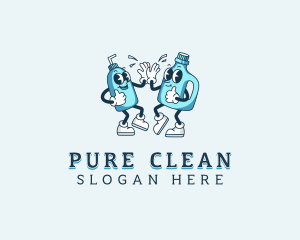 Detergent - Cleaning Detergent Sanitation logo design