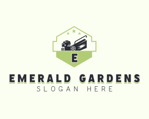 Yard Lawn Mower logo design