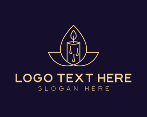 Decor - Artisanal Scented Candle logo design