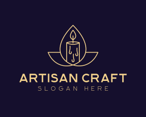 Artisanal Scented Candle logo design