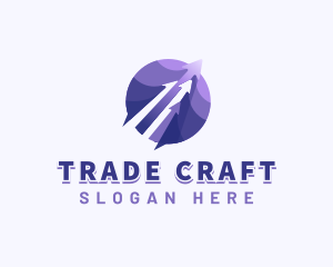 Trading - Arrow Stocks Trading logo design