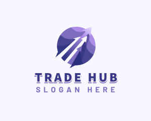 Trading - Arrow Stocks Trading logo design