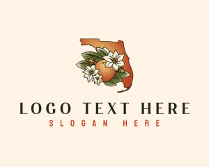 Florida - Florida Orange Blossom logo design