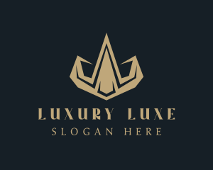 Deluxe Luxury Crown  logo design