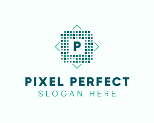 Cyber Pixel Technology logo design