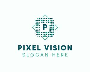 Cyber Pixel Technology logo design