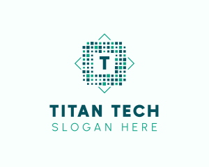 Cyber Pixel Technology logo design