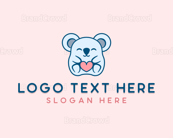 Koala Bear Heart Logo