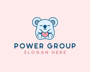 Koala Bear Heart Logo