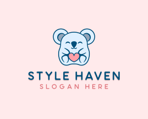 Koala Bear Heart Logo