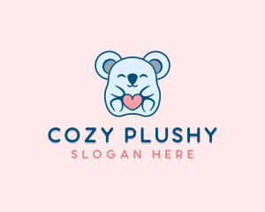 Koala Bear Heart logo design