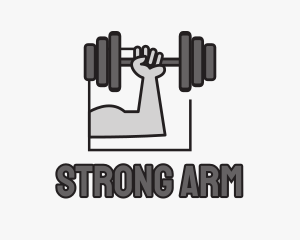 Arm - Arm Weightlifting Gym logo design