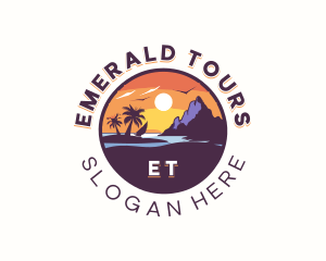 Beach Resort Travel logo design