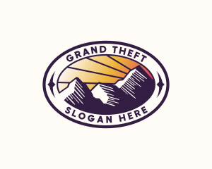 Mountain Outdoor Adventure Logo