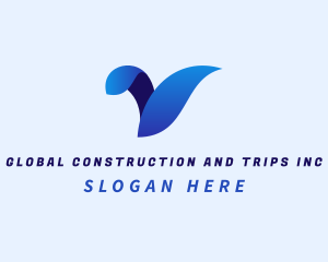 Advisory - Modern Gradient Professional Letter V logo design
