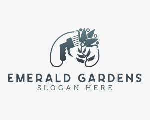 Flower Garden Hose logo design