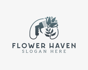 Flower Garden Hose logo design