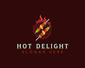 Barbecue Kebab Grill logo design