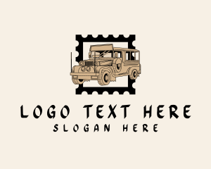 Travel - Filipino Travel Jeepney logo design