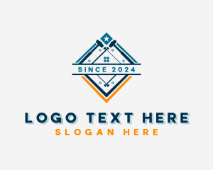 Construction - House Building Carpentry logo design