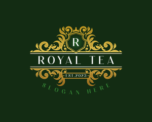 Royal Luxury Boutique Shield logo design