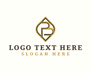 Elegant Luxe Letter B Logo