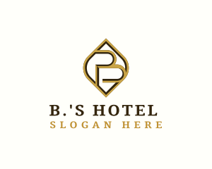 Elegant Luxe Letter B logo design