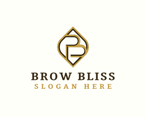 Elegant Luxe Letter B logo design