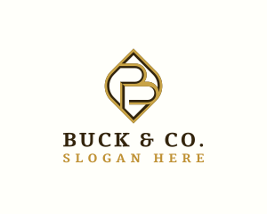 Elegant Luxe Letter B logo design