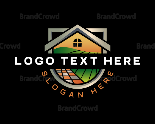 Home Lawn Landscaping Logo