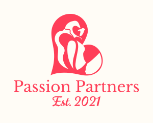 Intimate Lover Heart logo design