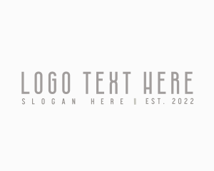 Wordmark - Professional Minimalist Firm logo design