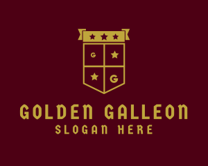 Golden Club Shield logo design