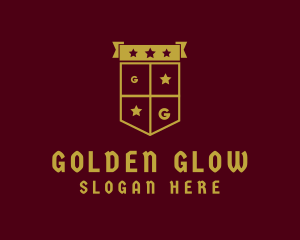 Golden Club Shield logo design